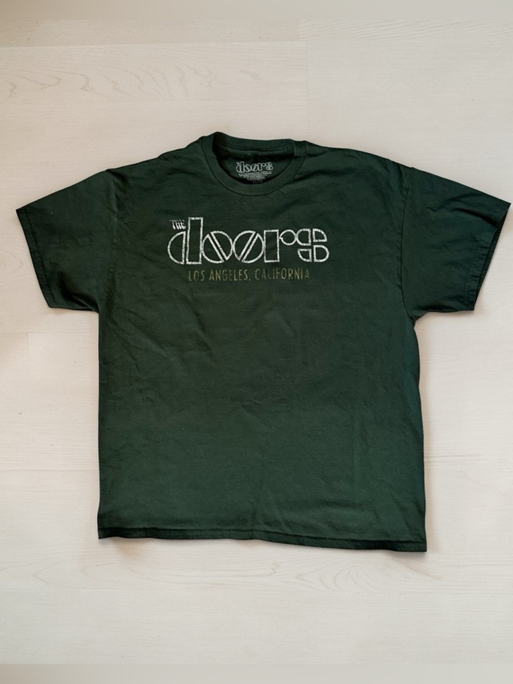 The Doors Band Tee Dark Green Size XL